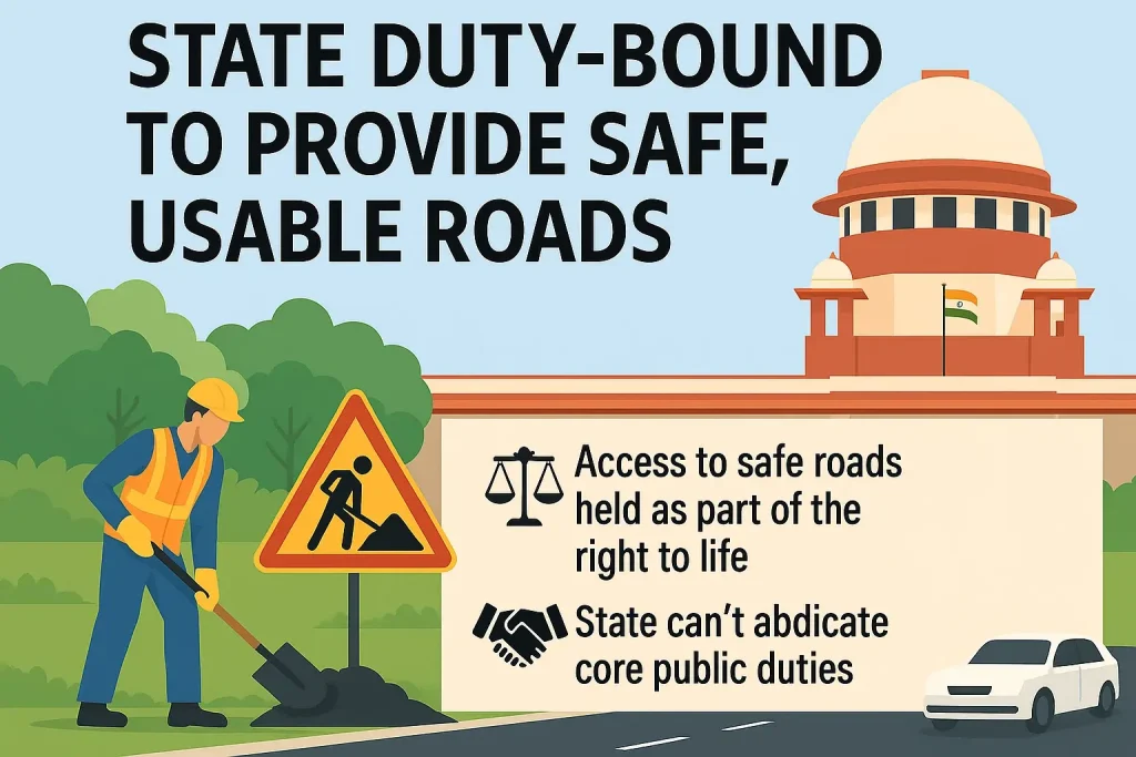 State’s Duty to Maintain Roads